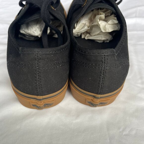 Vans Authentic Black / Gum Size - Men's 10D US - Picture 5 of 6